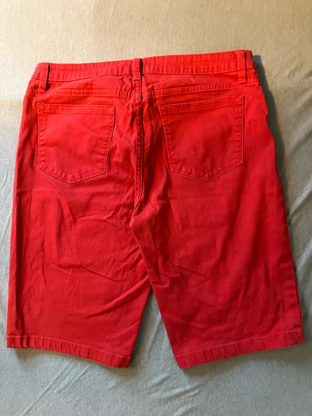 Riders by Lee Red Cotton Bermuda Shorts - Picture 6 of 6